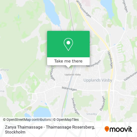 Zanya Thaimassage - Thaimassage Rosersberg map