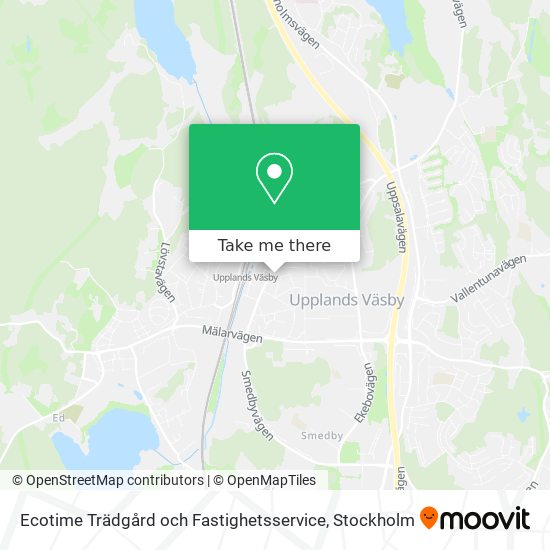 Ecotime Trädgård och Fastighetsservice map