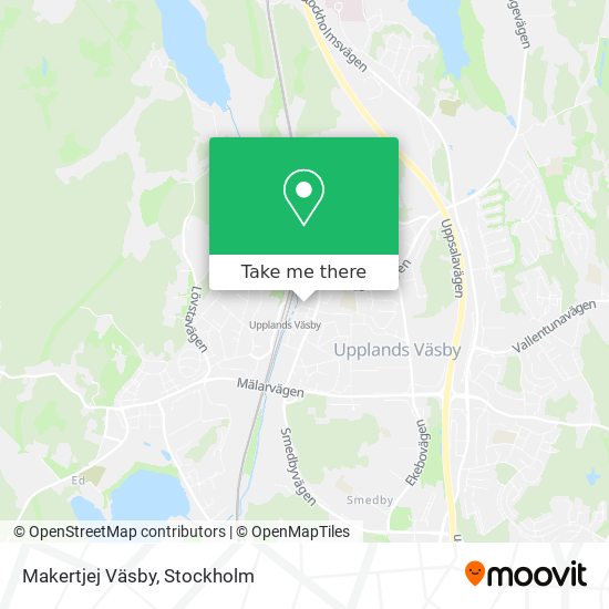 Makertjej Väsby map