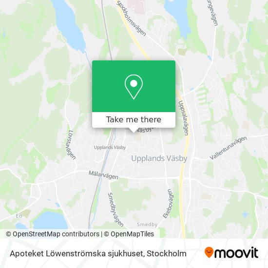 Apoteket Löwenströmska sjukhuset map