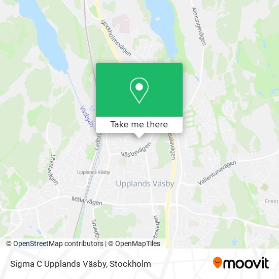 Sigma C Upplands Väsby map