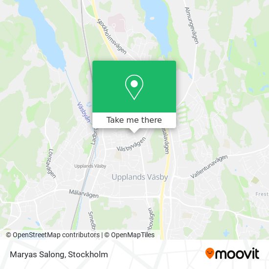Maryas Salong map