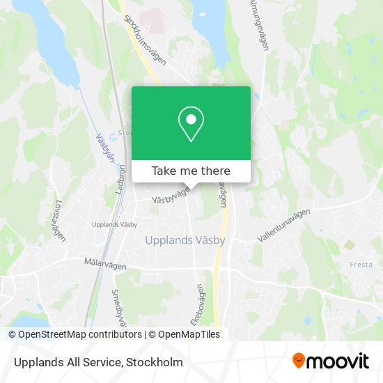 Upplands All Service map