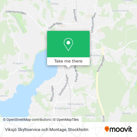 Viksjö Skyltservice och Montage map