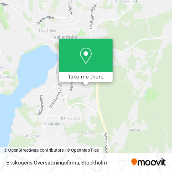 Ekskogens Översättningsfirma map