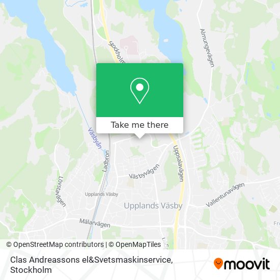 Clas Andreassons el&Svetsmaskinservice map