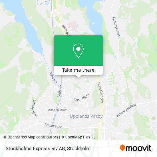 Stockholms Express Riv AB map