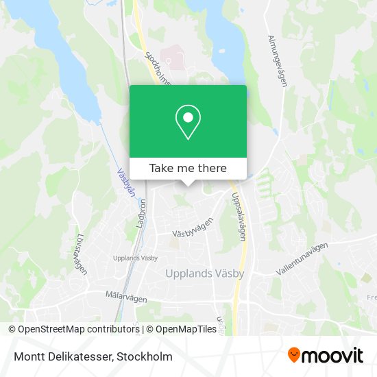 Montt Delikatesser map