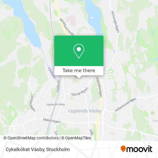 Cykelköket Väsby map