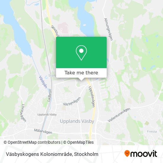 Väsbyskogens Koloniområde map