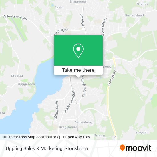 Uppling Sales & Marketing map