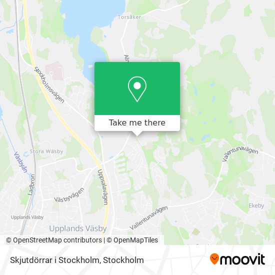 Skjutdörrar i Stockholm map