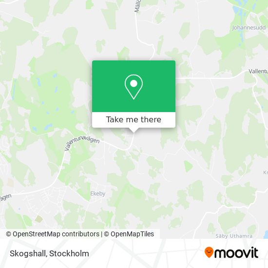 Skogshall map