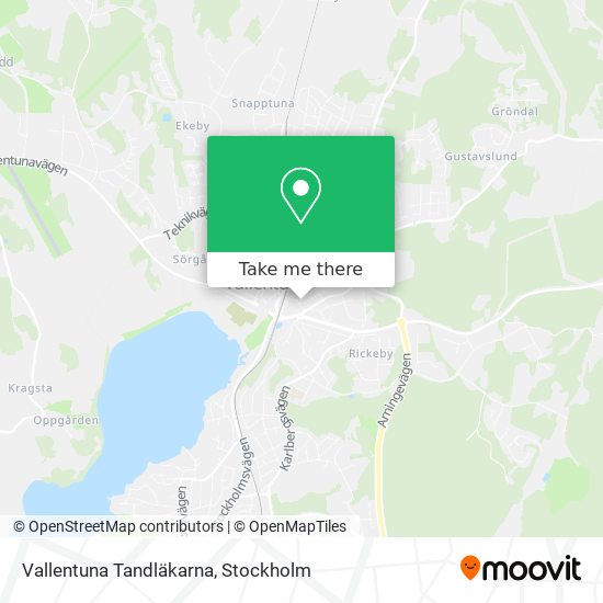 Vallentuna Tandläkarna map