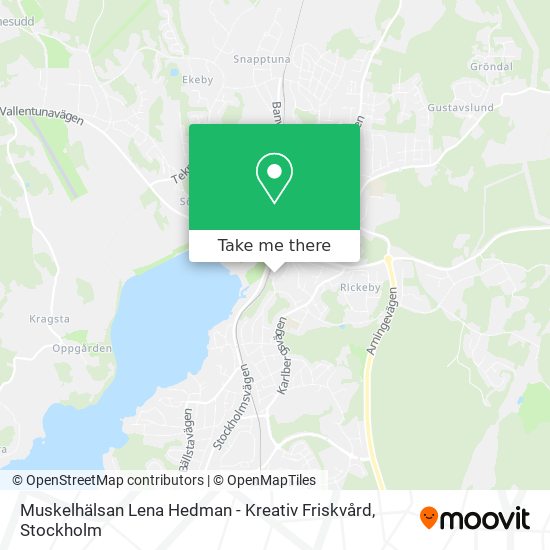 Muskelhälsan Lena Hedman - Kreativ Friskvård map