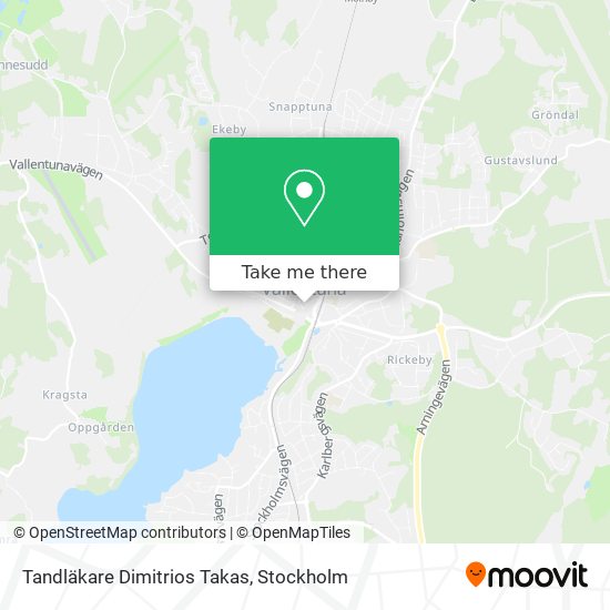 Tandläkare Dimitrios Takas map