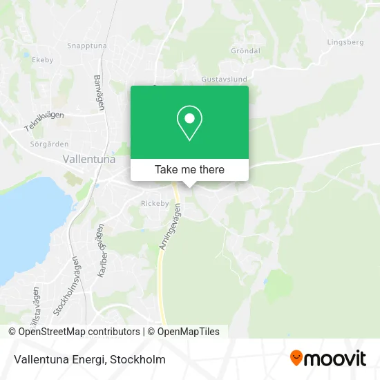 Vallentuna Energi map