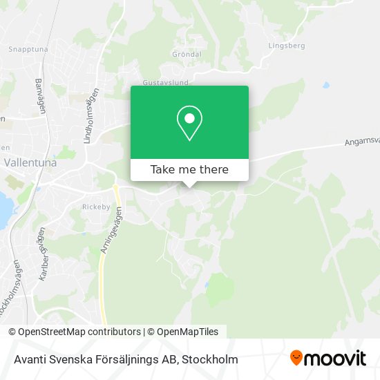 Avanti Svenska Försäljnings AB map