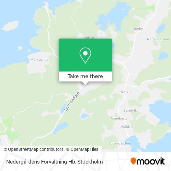 Nedergårdens Förvaltning Hb map