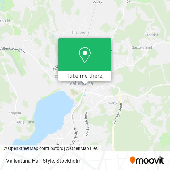 Vallentuna Hair Style map