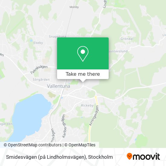 Smidesvägen (på Lindholmsvägen) map