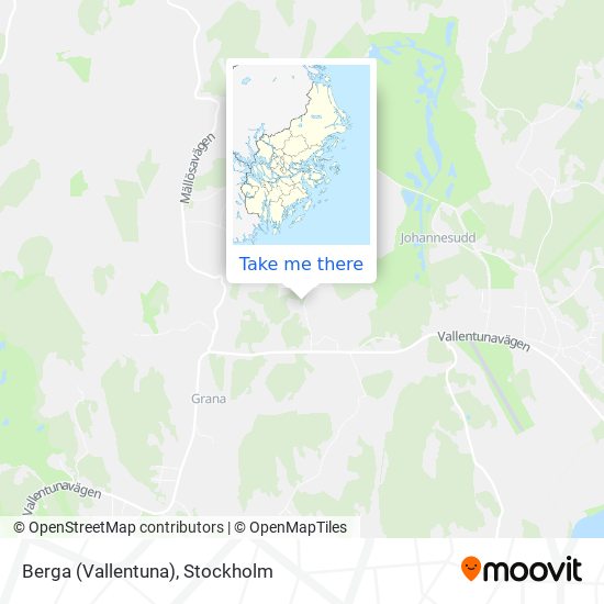 Berga (Vallentuna) map