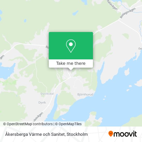 Åkersberga Värme och Sanitet map