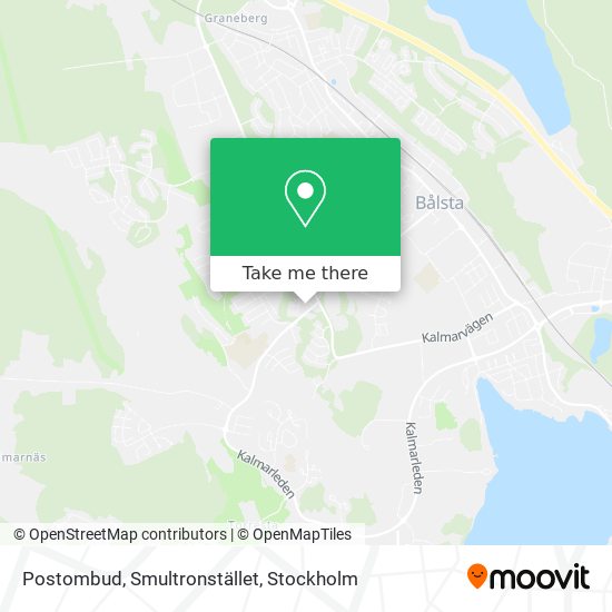 Postombud, Smultronstället map