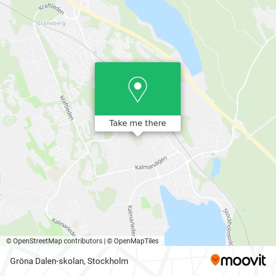 Gröna Dalen-skolan map