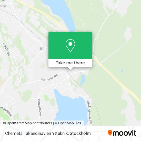 Chemetall Skandinavien Ytteknik map