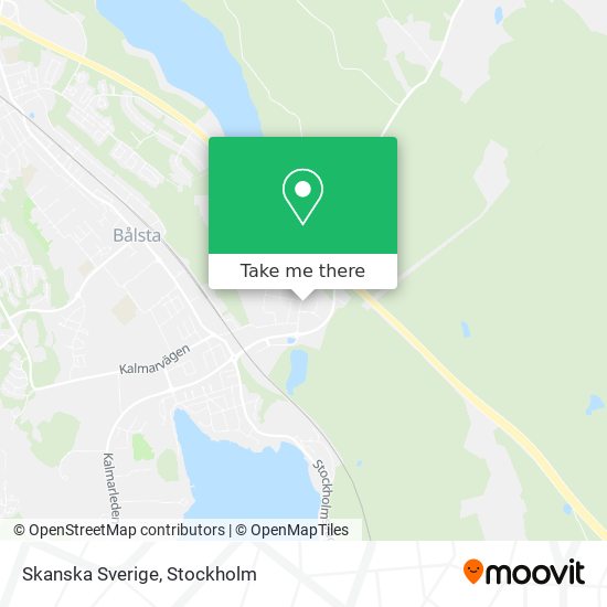 Skanska Sverige map