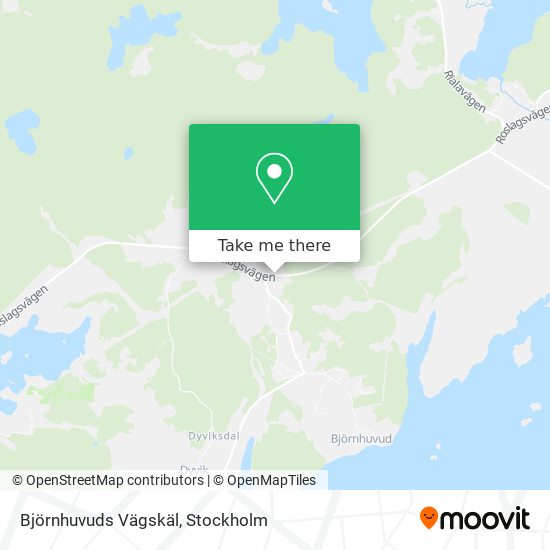 Björnhuvuds Vägskäl map