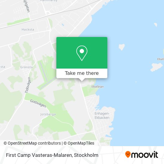 First Camp Vasteras-Malaren map