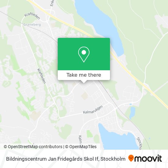 Bildningscentrum Jan Fridegårds Skol If map