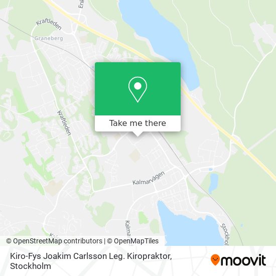 Kiro-Fys Joakim Carlsson Leg. Kiropraktor map