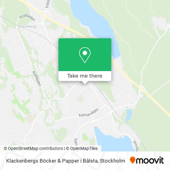 Klackenbergs Böcker & Papper i Bålsta map