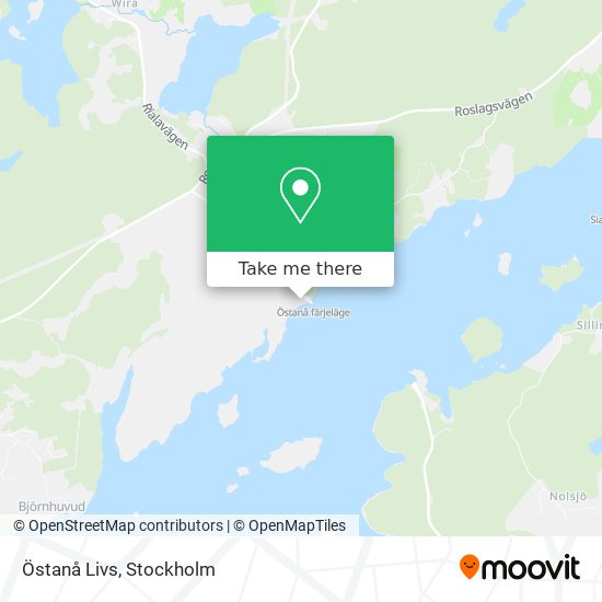 Östanå Livs map