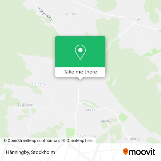 Hånningby map