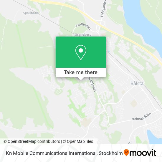 Kn Mobile Communications International map