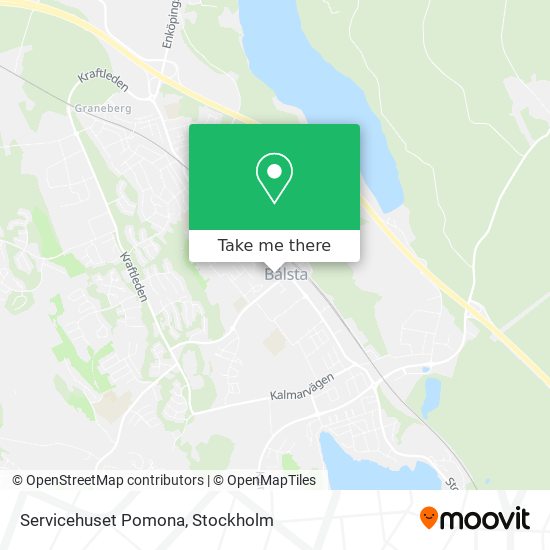 Servicehuset Pomona map