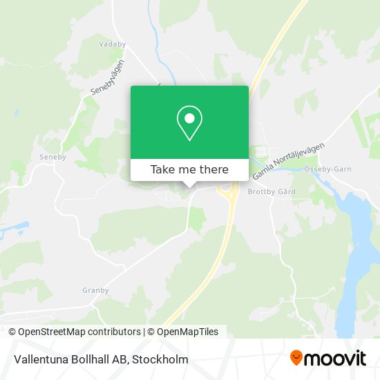 Vallentuna Bollhall AB map