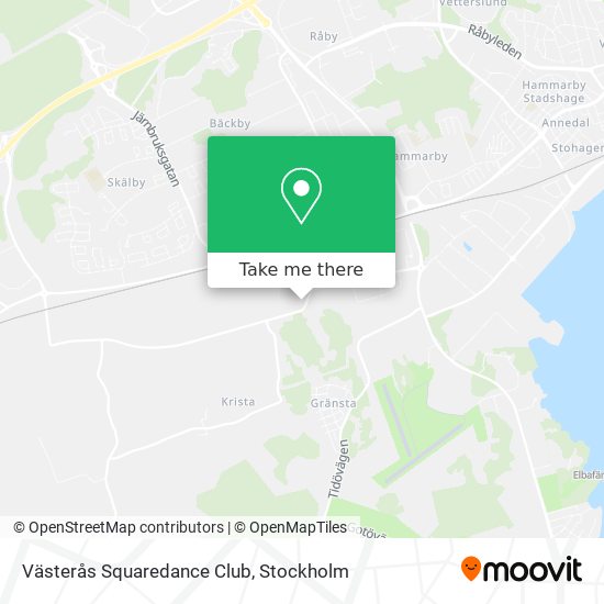 Västerås Squaredance Club map