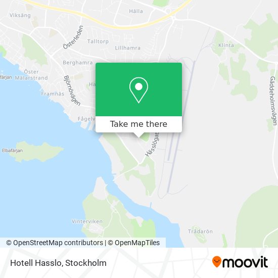 Hotell Hasslo map