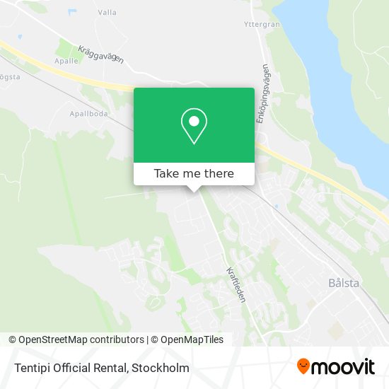 Tentipi Official Rental map