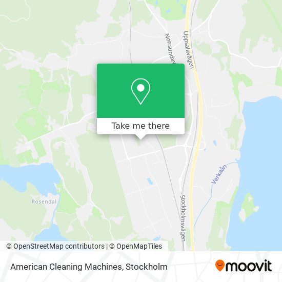 American Cleaning Machines map