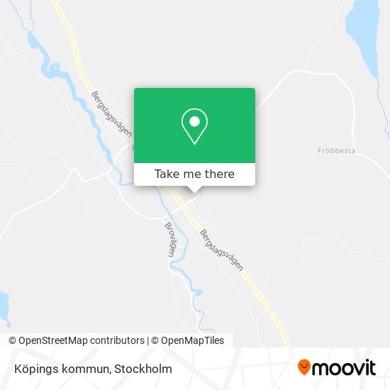 Köpings kommun map