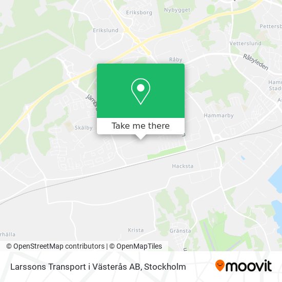 Larssons Transport i Västerås AB map