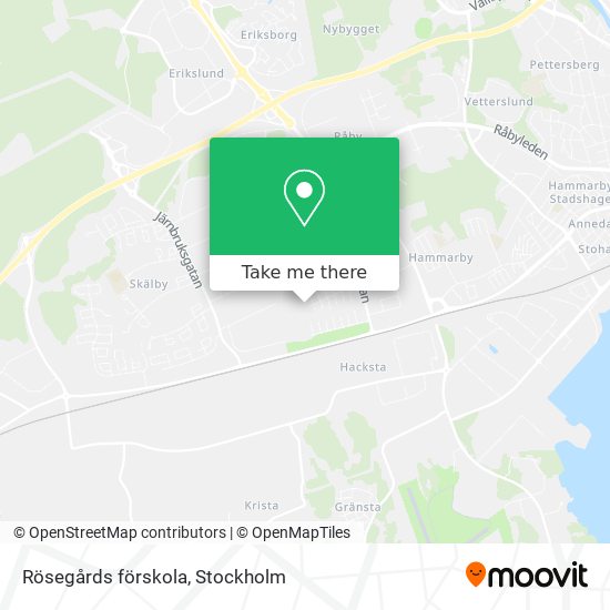 Rösegårds förskola map