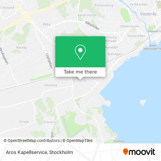 Aros Kapellservice map