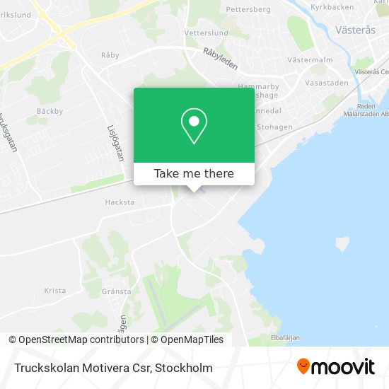 Truckskolan Motivera Csr map